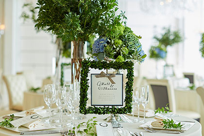 結婚式当日に関する情報をご覧頂けます